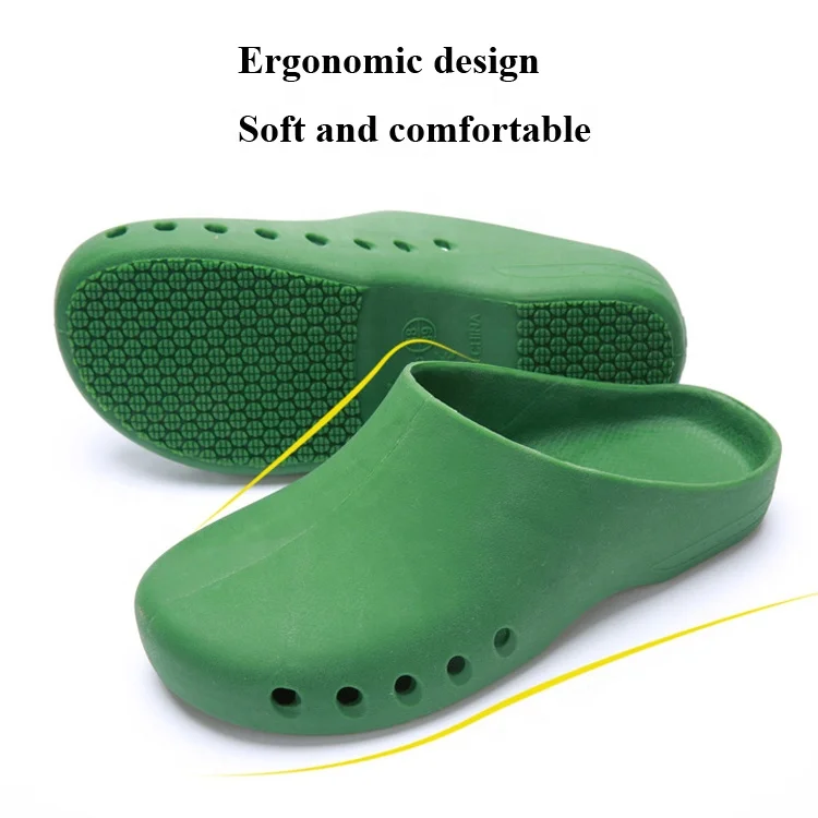 High Temperature Resistant Surgical Shoes Anti Static Ergonomic Comfortable Protective TPE Doctor Shoes