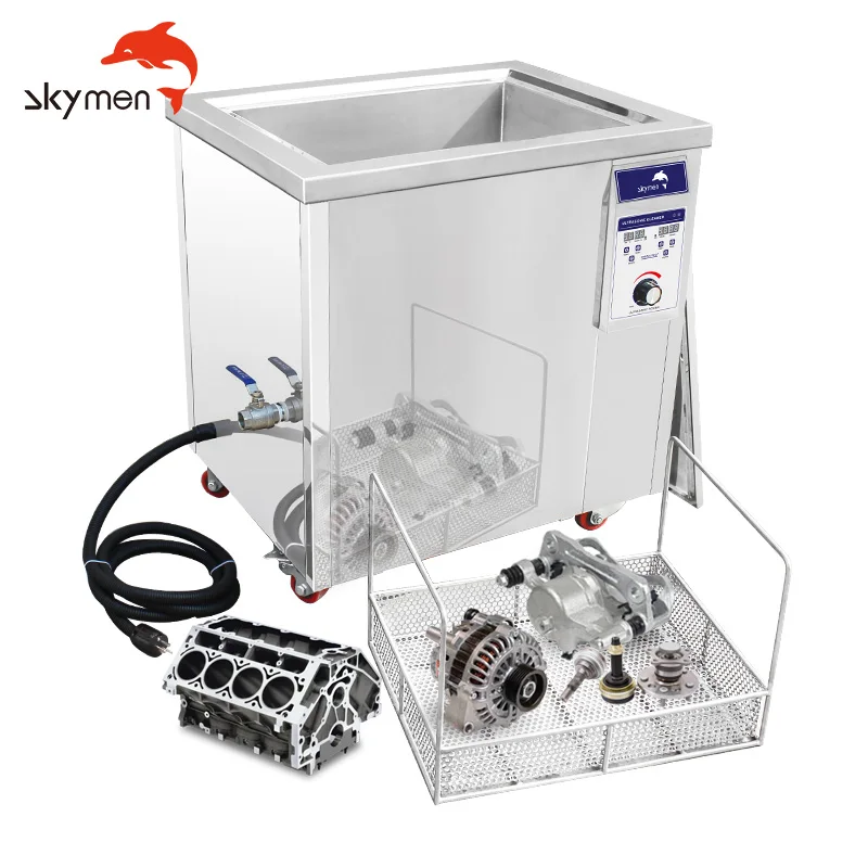 Skymen JP-120ST 38L digital large ultrasonic carb cleaner for greasy motorcycle carbs cleaner machine