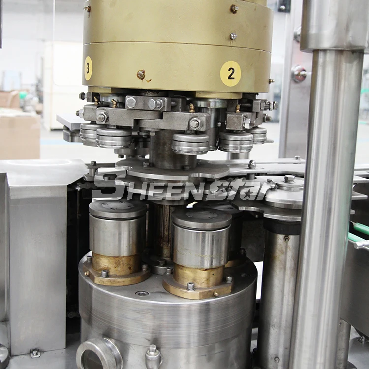 Automatic aluminum can seaming machine