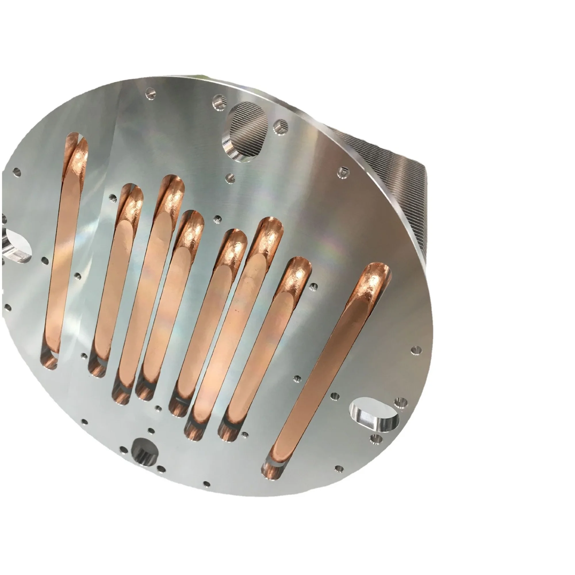 300W Round LED Lighting Heatsink with Heatpipes