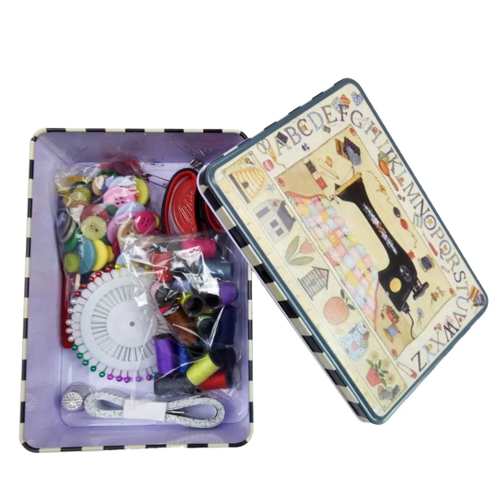 Family Tailoring Tools Pouch Promotional Gift Free Sample Bag Cheap Wholesale Hotel Travel Mini Sewing Kit For Kids