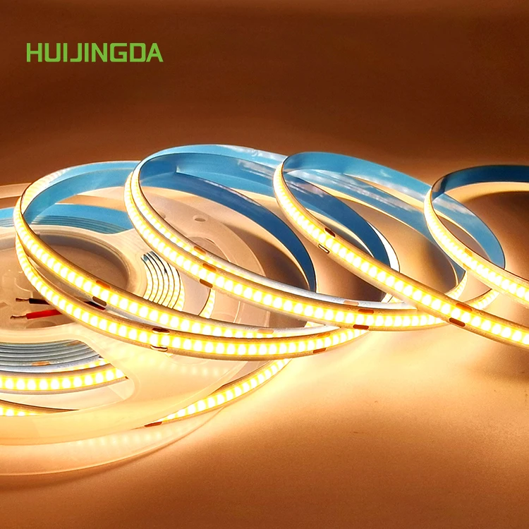 High Density  DC24V 320leds/m 8mm PCB IP20 8W/M Flexible COB LED Strip