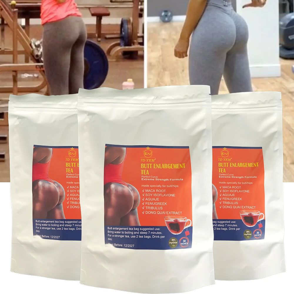 Natural Herbal Maca Butt Enlargement Tea For Buttock Private Label OEM/ODM Lift Hip Firm Lines Tea Bags