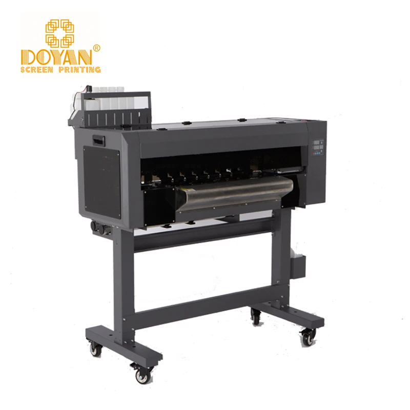 24 inch DTF printer dual i3200 roll to roll pet film DTF printing machine with 60cm DTF powder shaker