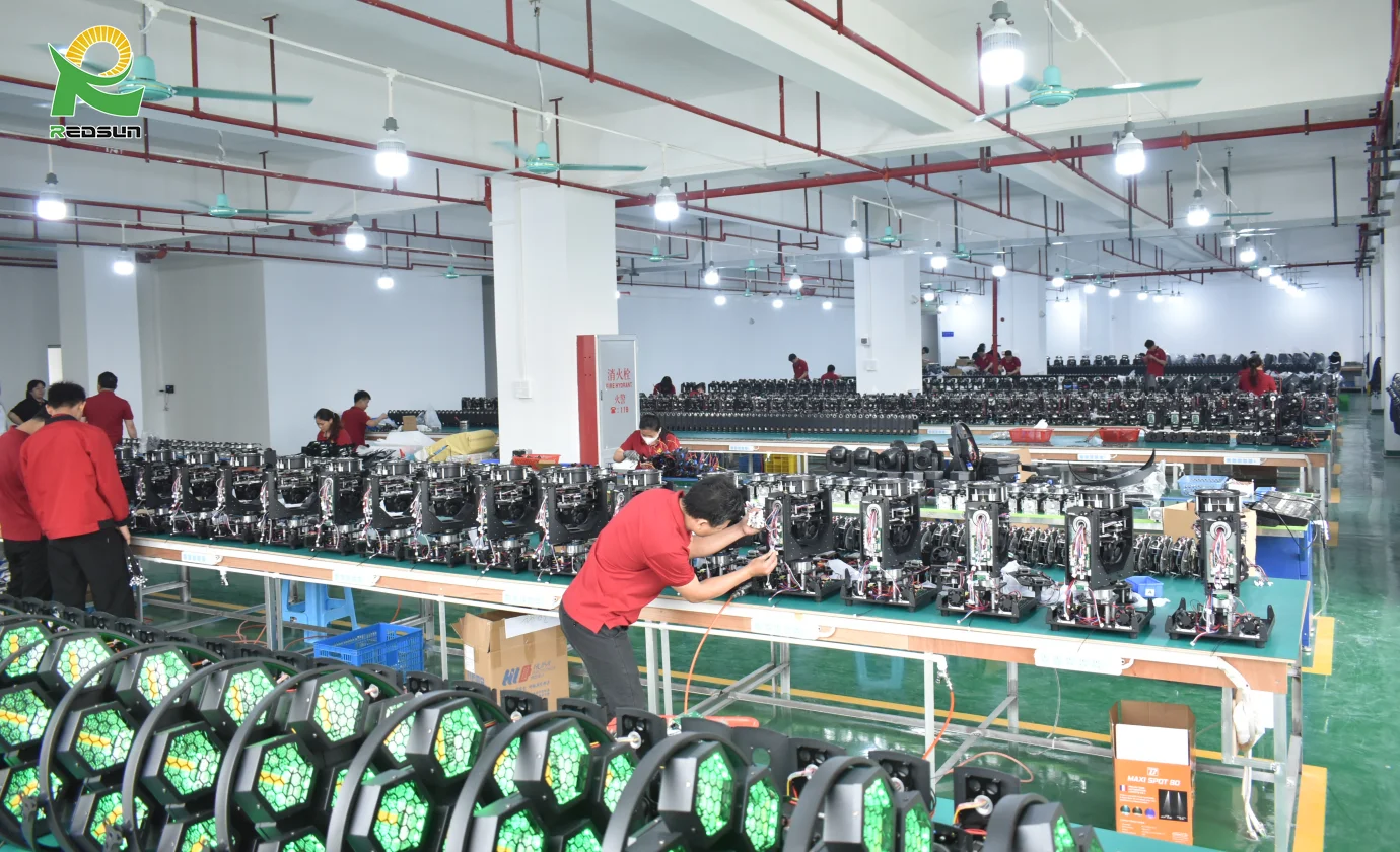 Redsun beam 295 moving head flight case stage 14r beam light dj stage light 14r moving head