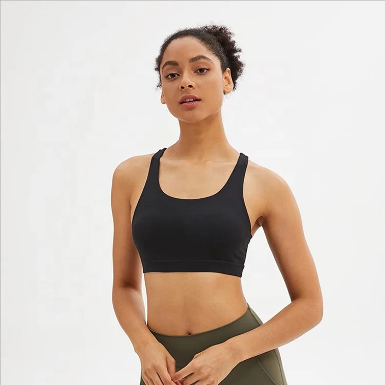 
2020 Custom Yoga Gym Sports Quick Fit Sexy Fitness High Impact Yoga Sport Bra Top Fitness 