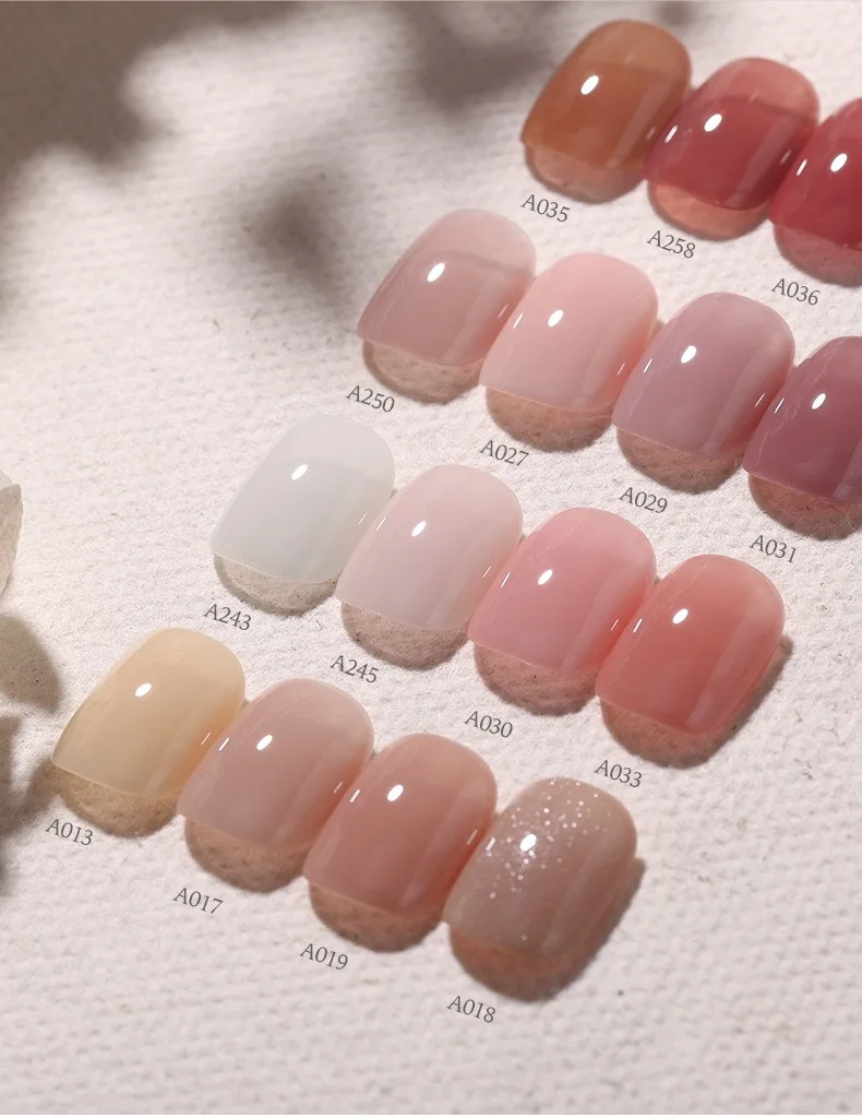 Набор гель-лаков для ногтей MyBeautyNails фирменная марка без Hema товары маникюра Желейный Гель-лак салона прозрачный розовый УФ-гель лаков