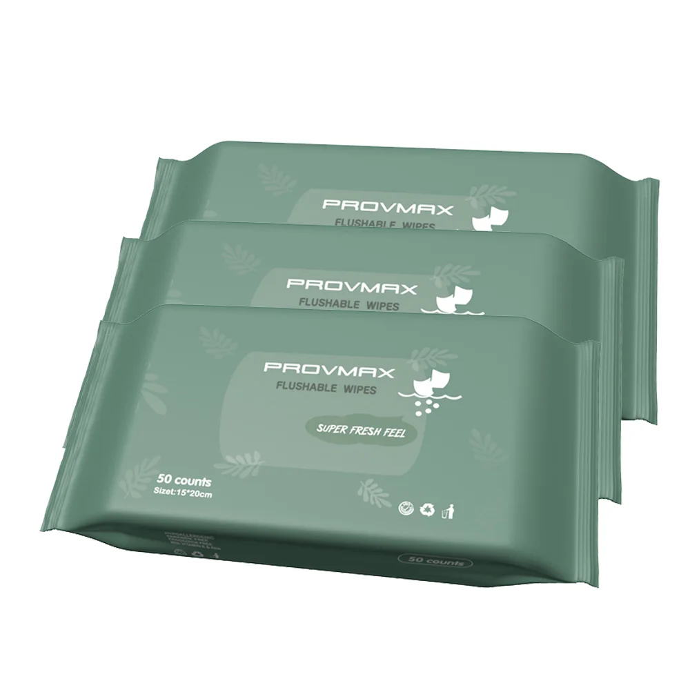 Новый дизайн, 100% биоразлагаемые чистящие салфетки из древесной целлюлозы для туалетной бумаги