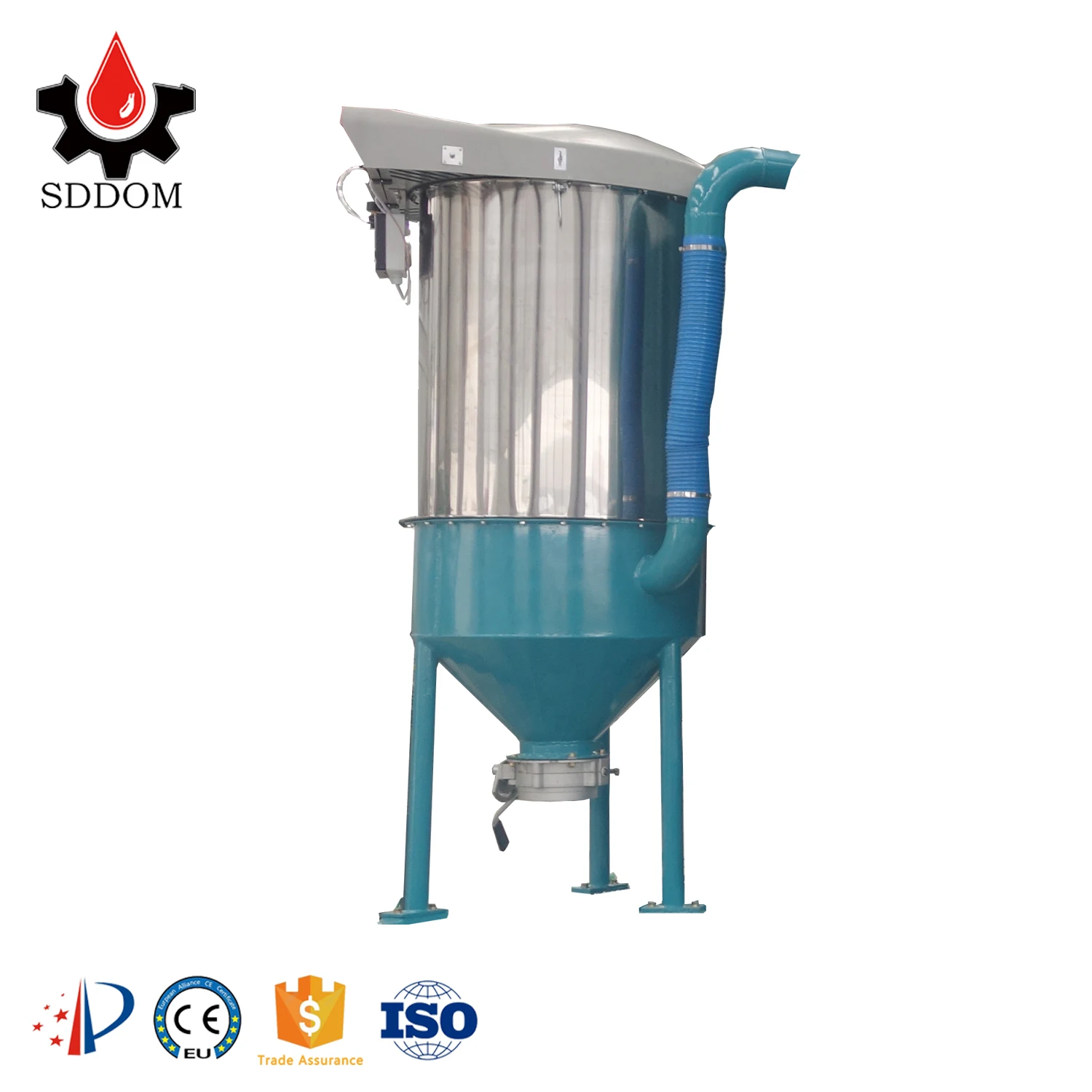 Stainless Steel Silotop dust filter collector with dedusting hopper