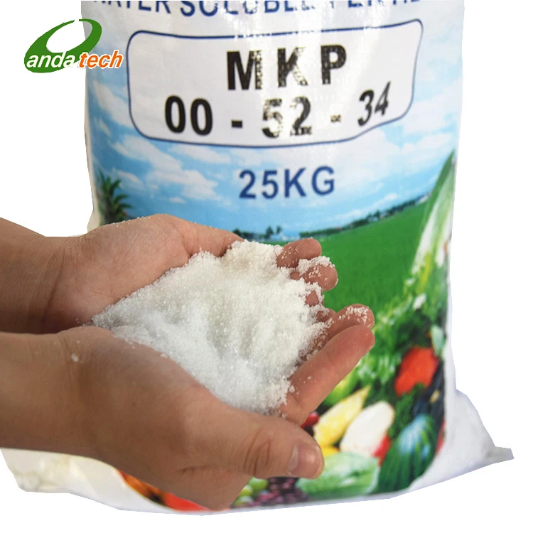 High Content And Purity Fertilizers Monopotassium Phosphate MKP 00 52 34