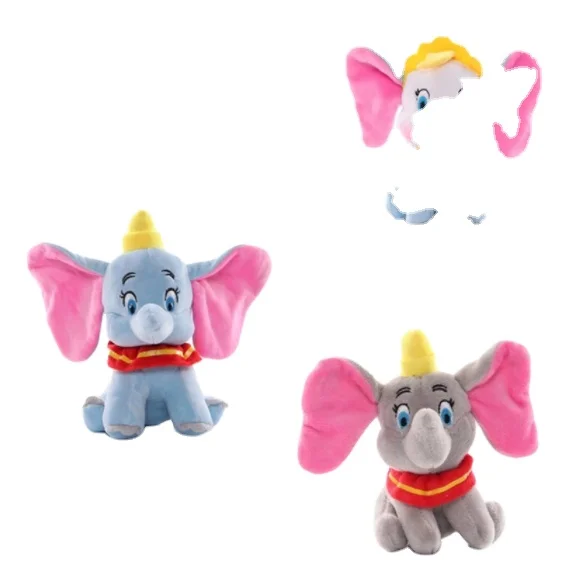 Кукла с подвеской в виде слона, животные, аниме, Дамбо, плюшевые игрушки с тарелкой, рождественский подарок для детей