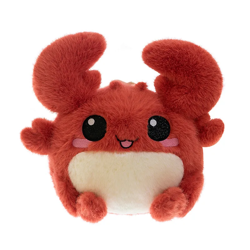 Cartoon cute Marine animal plush toy doll wholesale new crab doll pillow to send girlfriend gift batch