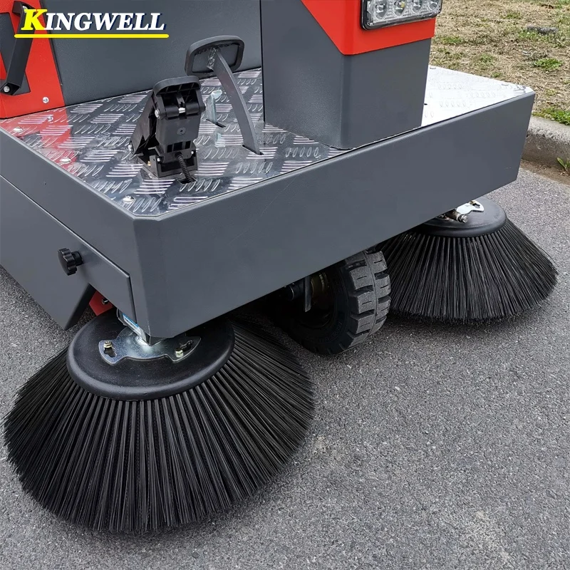 1250 Professional Manufacturer Oem Automatic Ride On Road Sweeper Customized Industrial Floor Sweeper