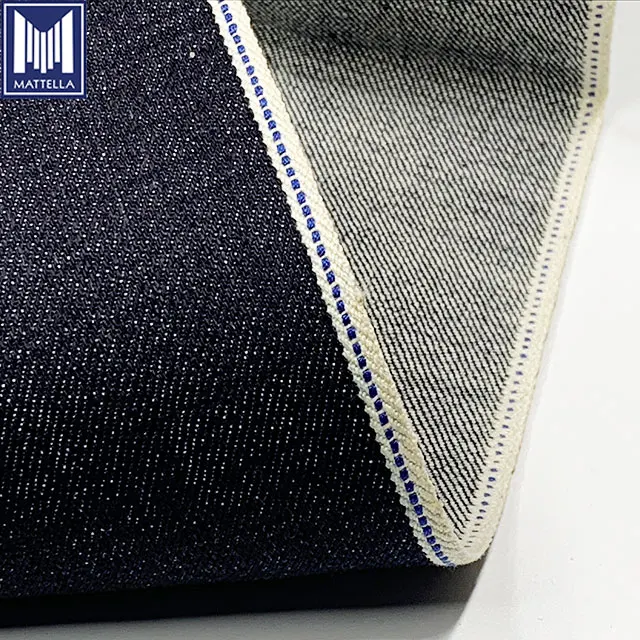 100% Cotton vintage raw material 14oz heavy weight japanese selvedge denim fabric for men women lady jeans jackets