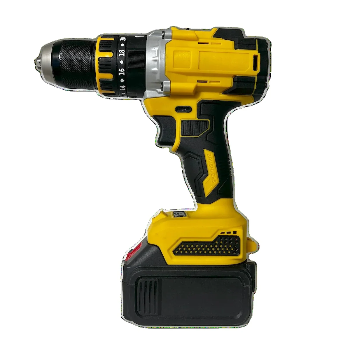 High Quality 20v Li-ion Battery 120NM Rechargeable Multi Functional 13mm Brushless Cordless Electric Screwdriver Drill Set