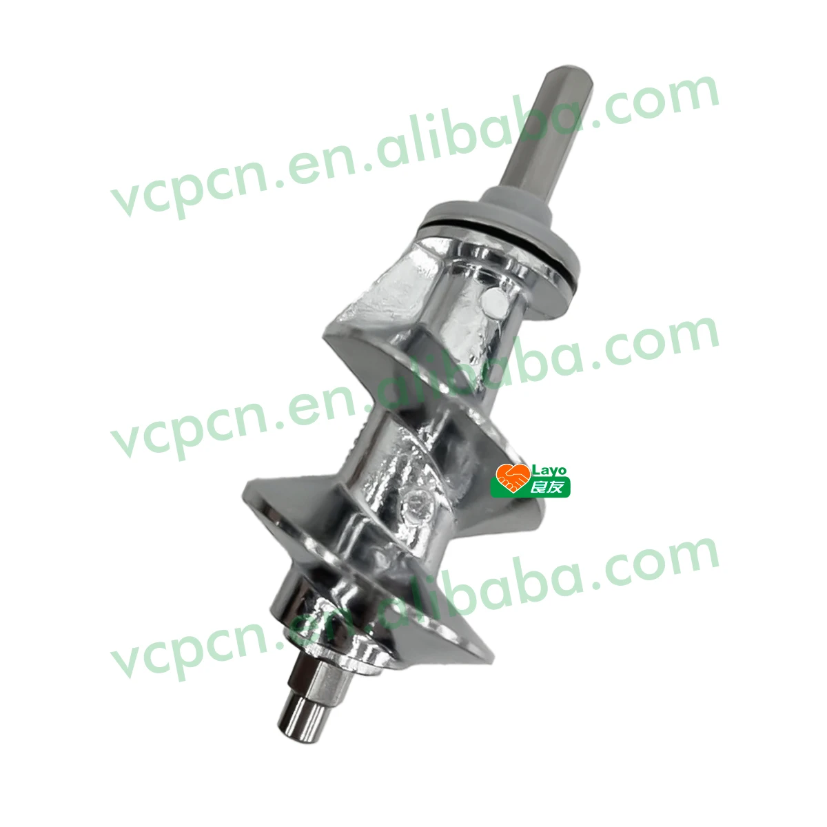 LAYO Stainless Steel Aluminium Pork Meat Grinder Crusher Screw Mincer Auger Meat Mincer Grinder Spare Parts Accessory Screw Ring