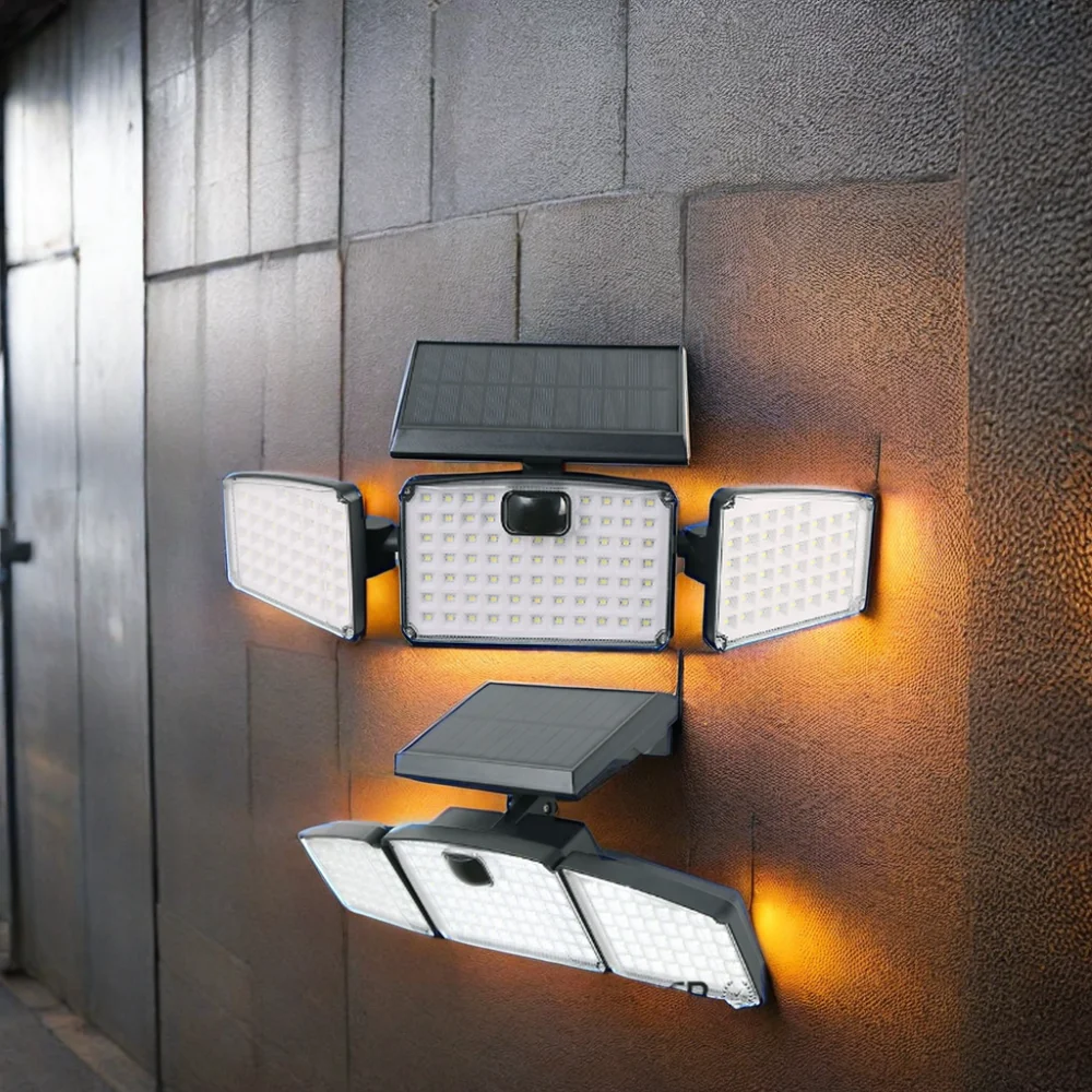 IP65 Certified Durable Outdoor Solar Wall Lights CB Certified LED Light Source for Enhanced Lighting