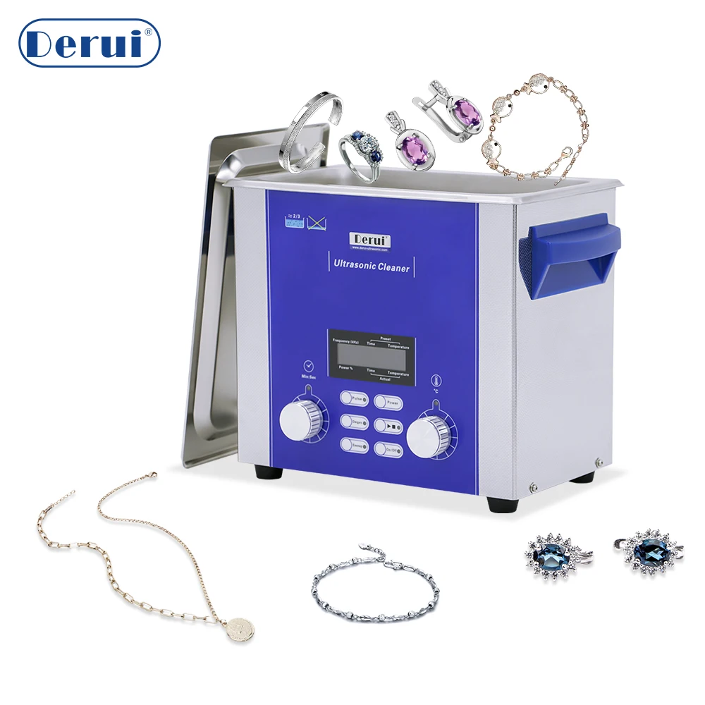2.2L  37khz ultrasonic pcb cleaning machine with heated  sweep degas and LCD display for glass jewelry watch or  rust carbon