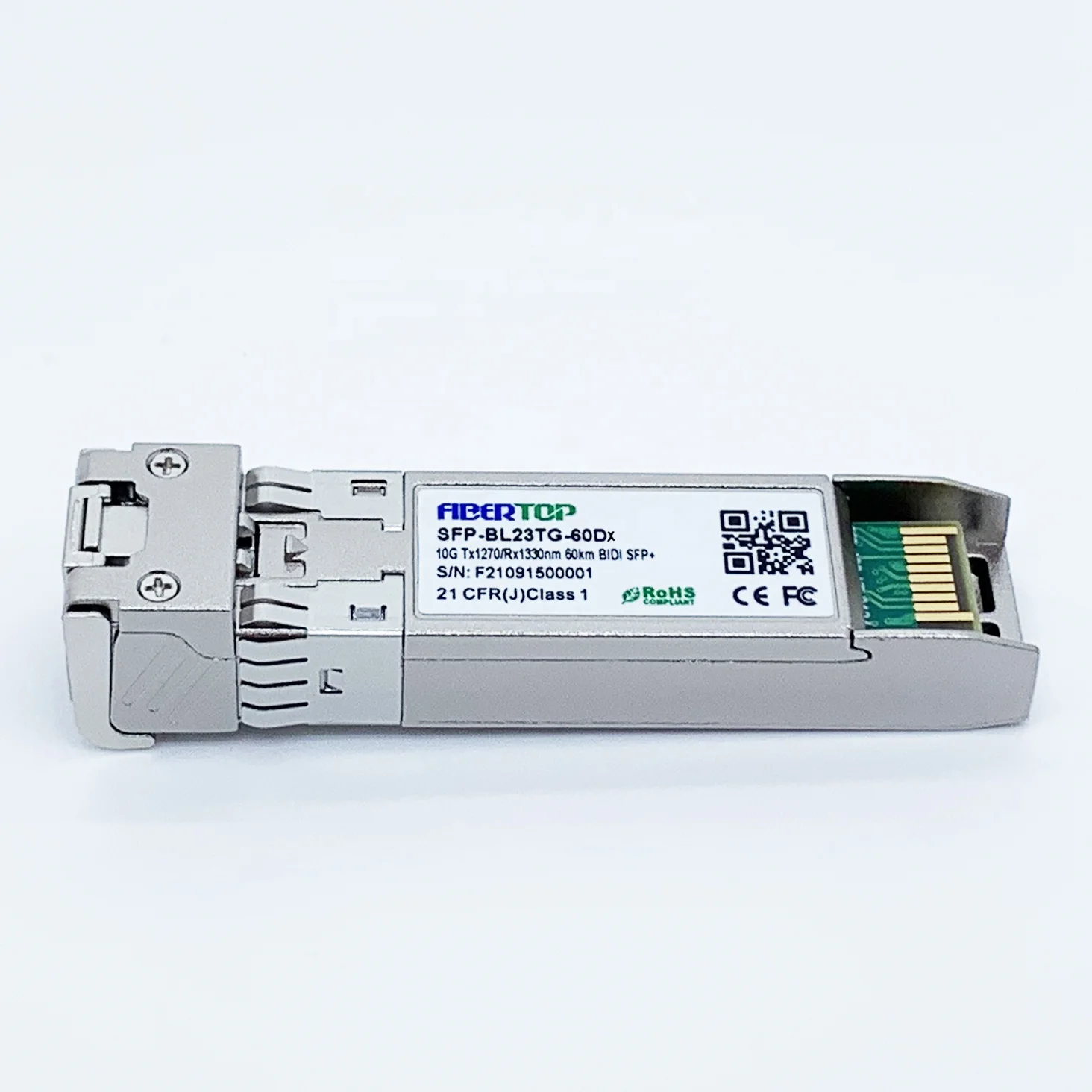 MikroTik S + 23LC60D совместимый 10G SFP + BiDi 60km ZR трансивер 1270nm-TX/1330nm-RX волоконный модуль