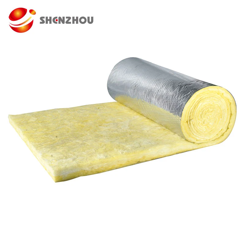 fireproof glass wool roll with all kinds of aluminum foil cover