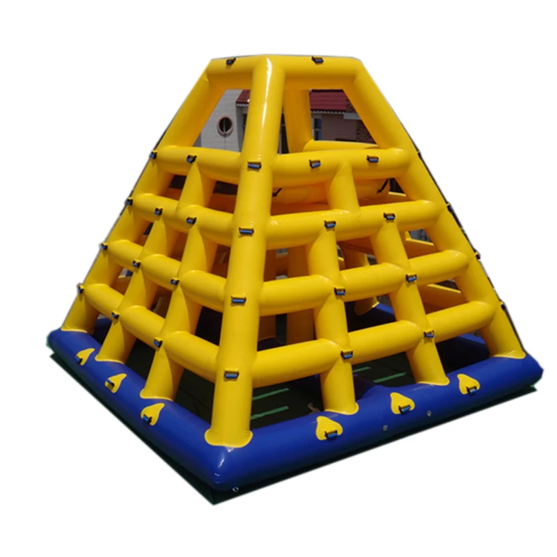 
Large aqua fun park amusement inflatable floating slide / inflatable climbing water slide for sale 