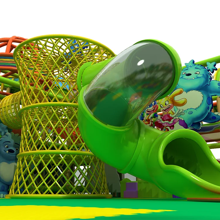 Cowboy Tree House Indoor Playground Rainforest Theme Tree House Coconut Adventure Playground