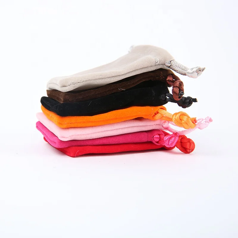 Wholesale Fashionable High Quality Jewelry Bag Suede Fabric Pouch Velvet Pouch for Jewelry