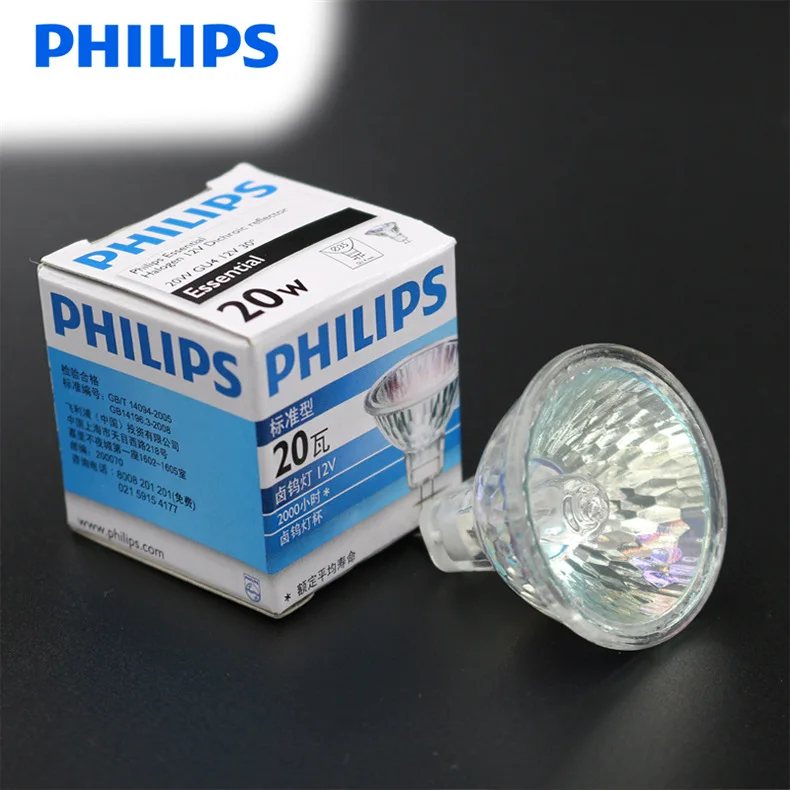 Светодиодная галогенная лампа Philipsled GU4 12 В 20 Вт 35 мм с крышкой теплый белый свет