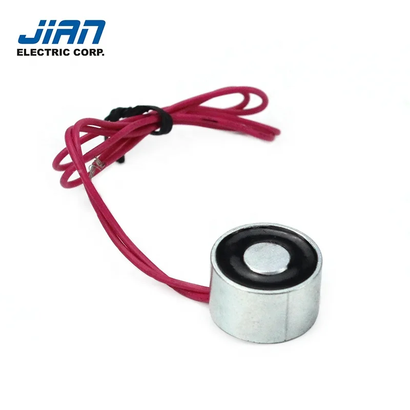 
JSP-1811 45N 4.5kgs force 24V DC electromagnet mini lifting electromagnet holding electromagnet 