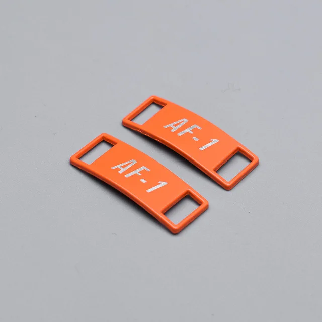 Hand Stamped Shoelace Charms - Personalized Shoe Charms - Inspirational Runner Shoe Tags - dubraes with logo all colors