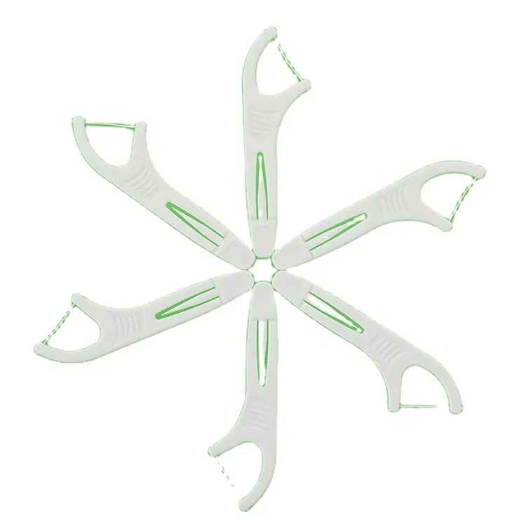 Thread PS Handle classic Type ODM/OEM Private Label Dental Floss Sticks disposable factory outlet natural  degradable