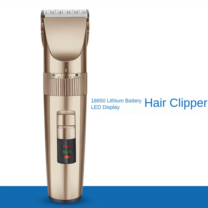 Mens Salon Barber Shop Personalized Cordless Zero Gapped Rechargeable Usb Lcd Hair Trimmers & Clippers
