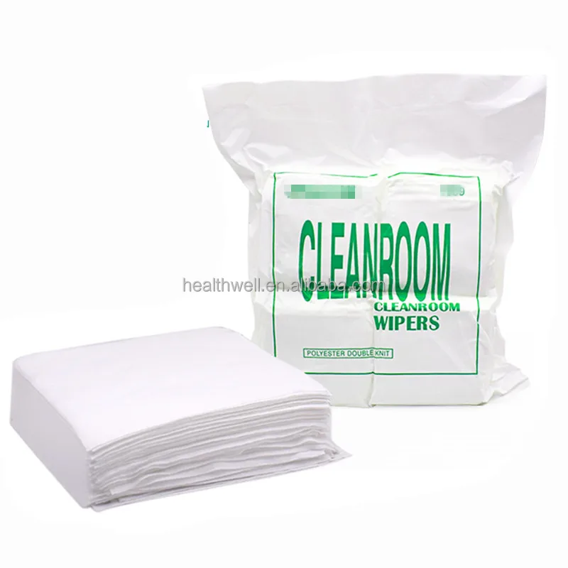 Cleanroom Wiper 100% Industrial Clean Room Disposable Wipes