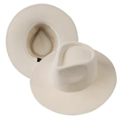 Sombreros Custom Men Women Large Top Tear Water Type Wide Brim Fedora Hats Wholesale Accessories