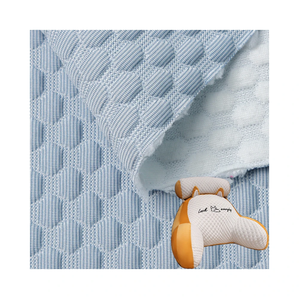 High quality sleeping mat material pet cool feeling cool mat fabric mattress pillow technology cloth 100% polyester fabric