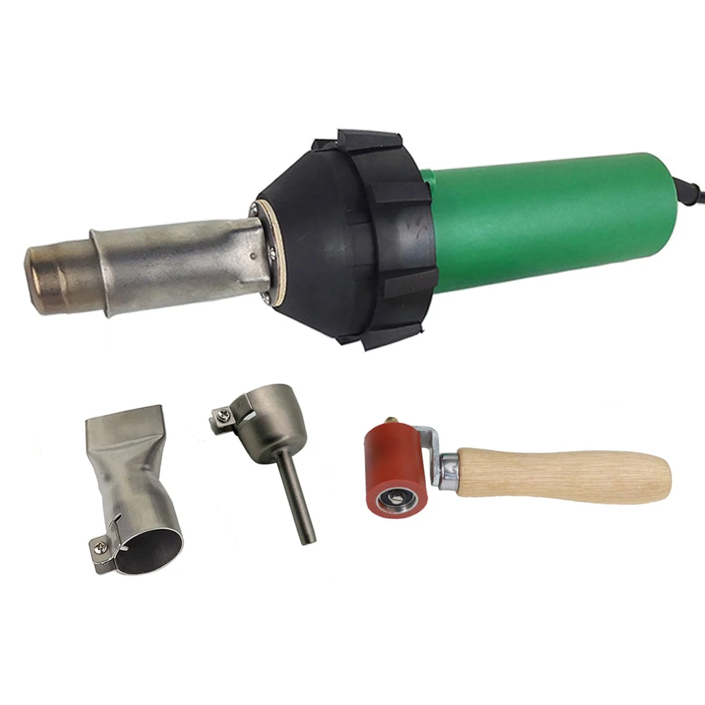 Professional 1600W Heat Gun Kits Hot Air Blast Torch With With 2pcs Welding Nozzles Plastic Welder for PVC TPO Roofing Membrane