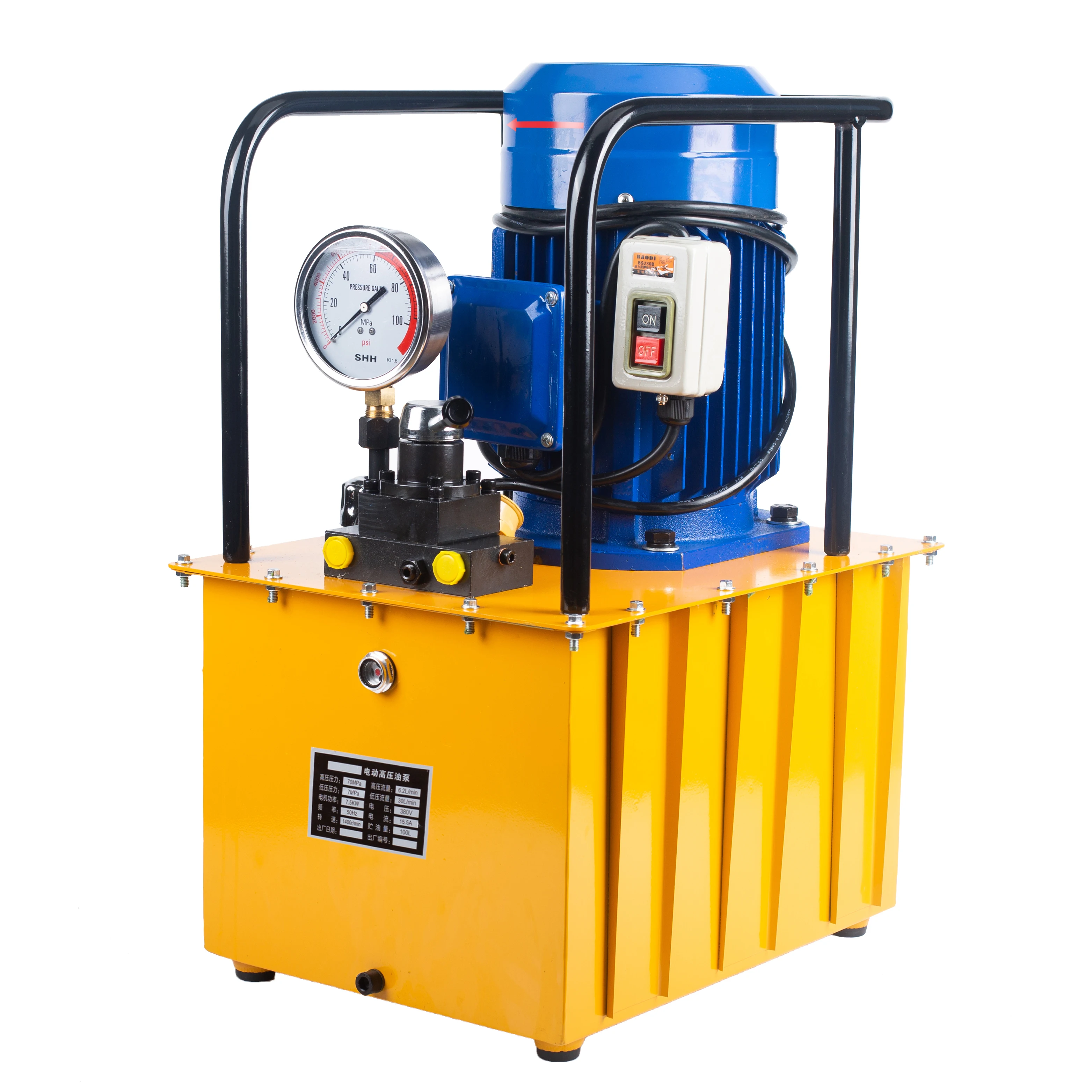 Best 10000psi Electric hydraulic pump used with hydraulic tools  portable power station for  hydraulic tools