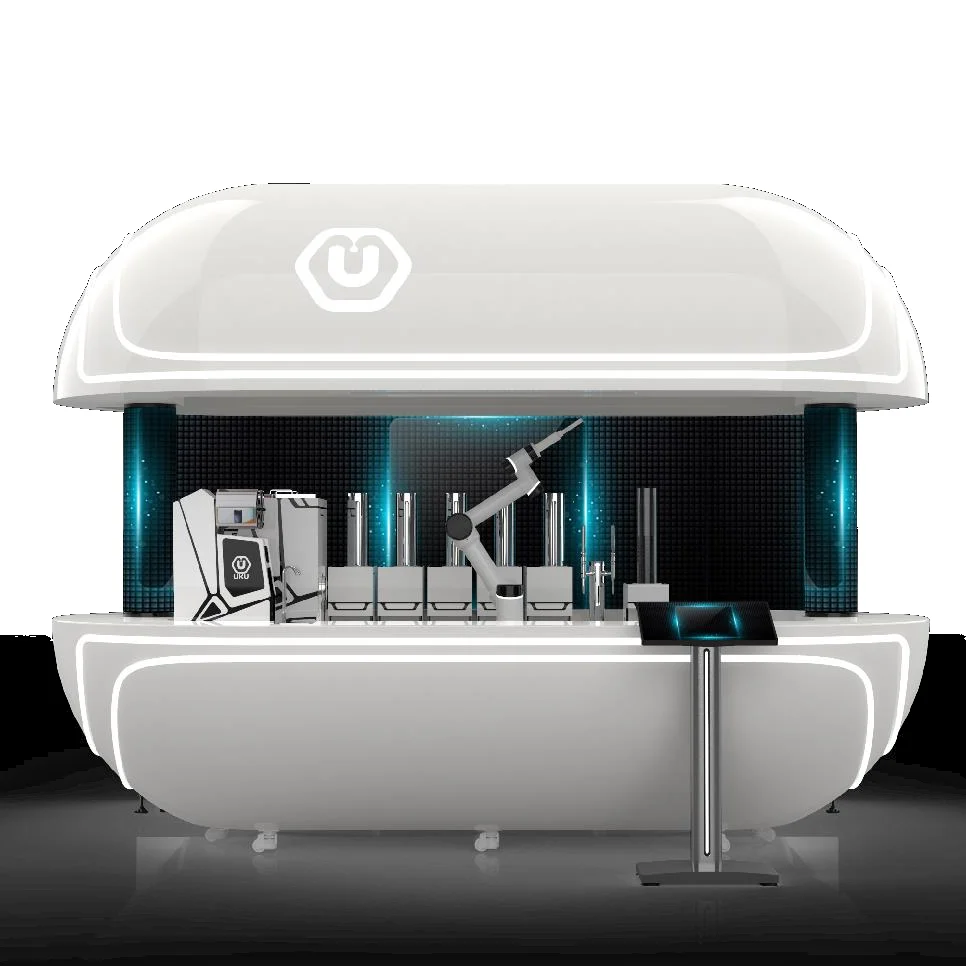 6 Axis Robot Arm Making Boba Milk Tea Manufacturer Coffee Tea Vending Robot