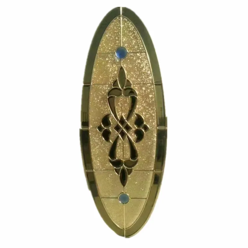 1inch 22x36 22x64 22x48 inch oval shape decorative front door glass inserts unit
