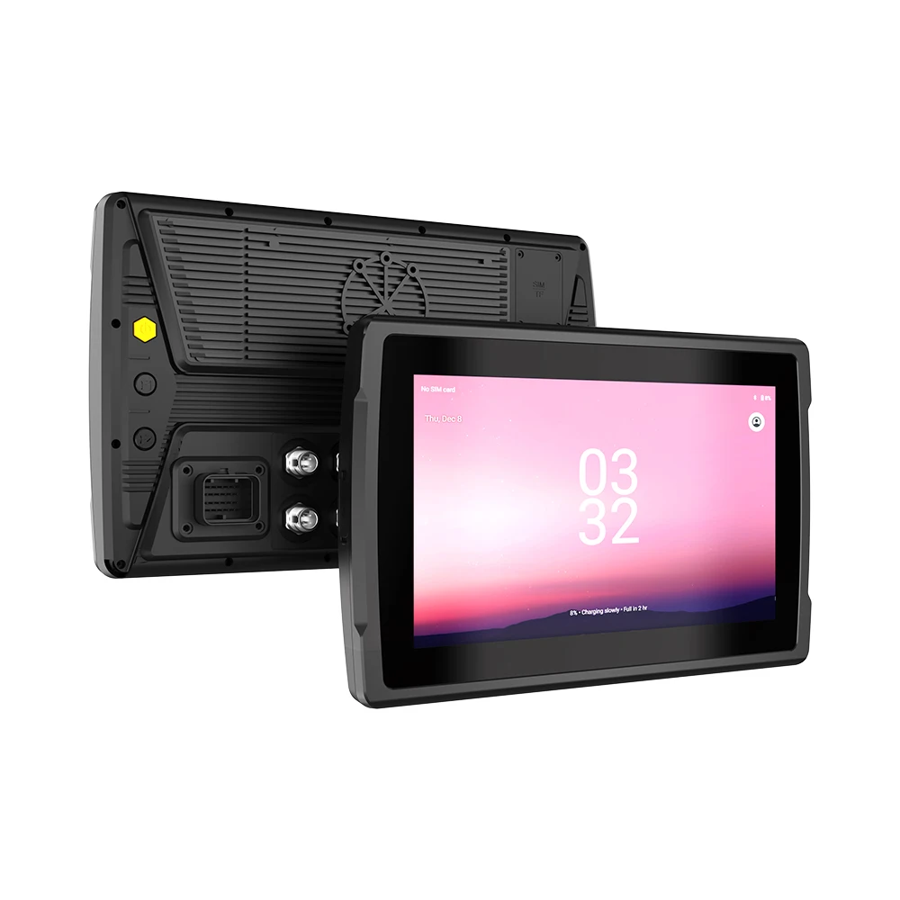 Mobile Data Terminal 64GB RK3568 Rugged Waterproof Vehicle Panel PC With Online Tracking GPS V12R