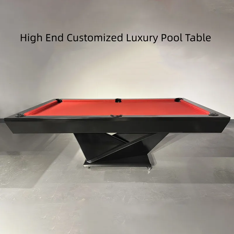 Factory luxury direct hot selling design billiard and pool tables with natural slate solid wood with professional felt