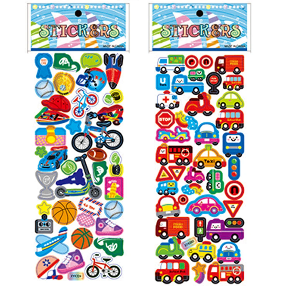 Customized colorful cartoon car stickers diary suitcase cup waterproof cartoon stickers 100 pieces