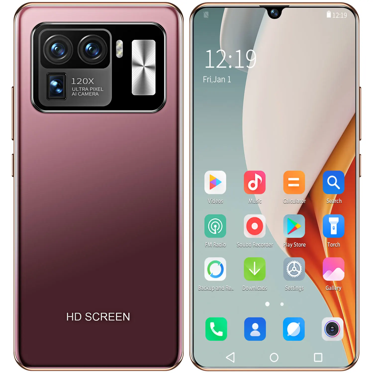 Оригинальный смартфон M12 Pro 12 + 512 ГБ Android 4G