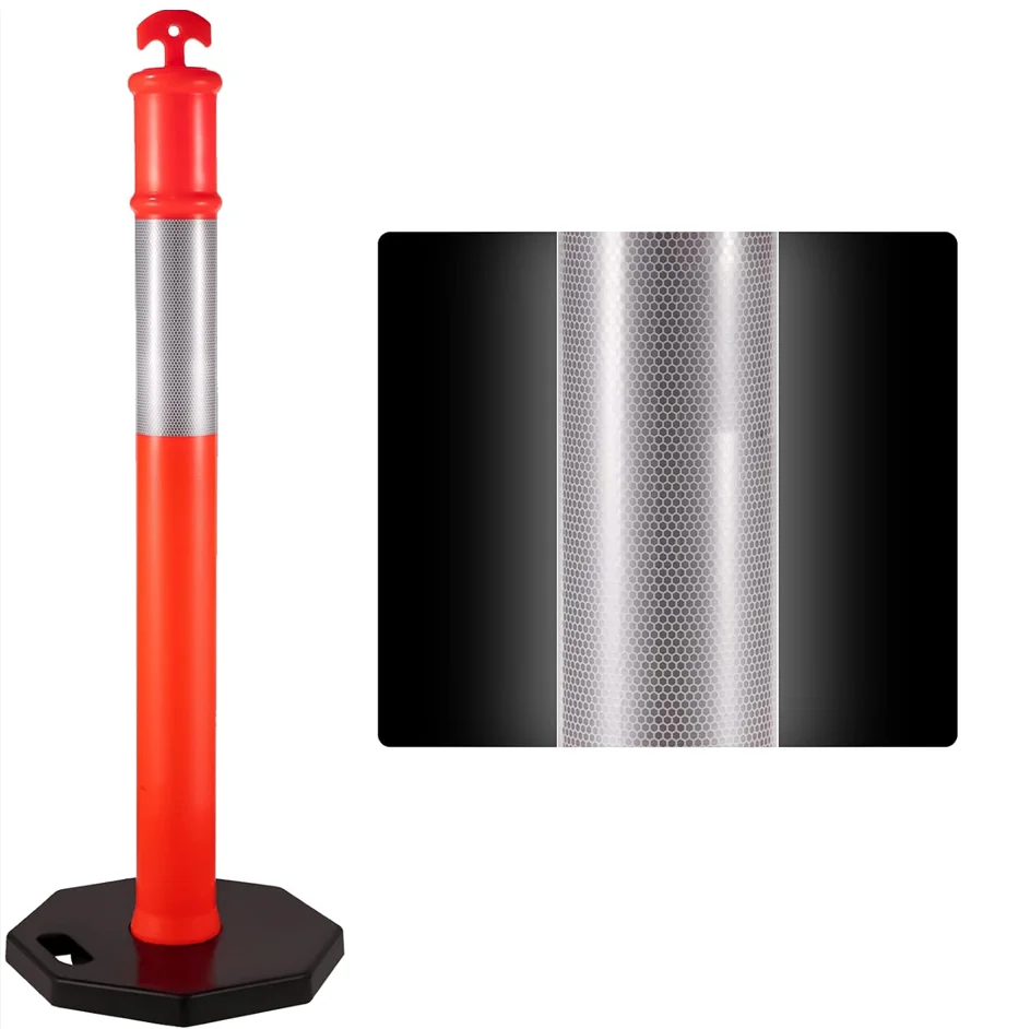 F Safety Bollard, Bollard Post,Perfect for Traffic-Sensitive Area Parking Lots