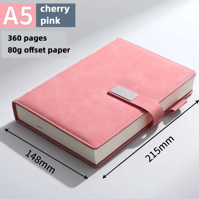 Custom a5 Notebook Planners and Soft Cover PU Leather Notebooks Loose-leaf and Binding Custom Manufacturer