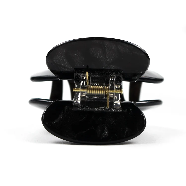 CANYUAN Japanese and Korean Style Solid Color Acetate Claw Clips Classic Medium Sized Back of Head Hair Accessories