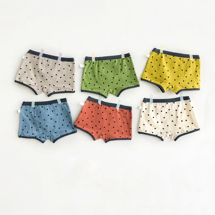 
2021 Hot Selling Children Underwear Cute Boys Panties Packs Cotton Boxer Baby Kids Cotton Kids Underwear 