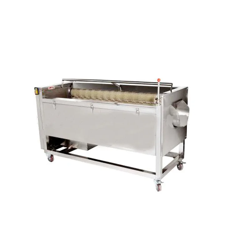 Roller Brush Type Konjac Taro Potato Washing Peeling Machine