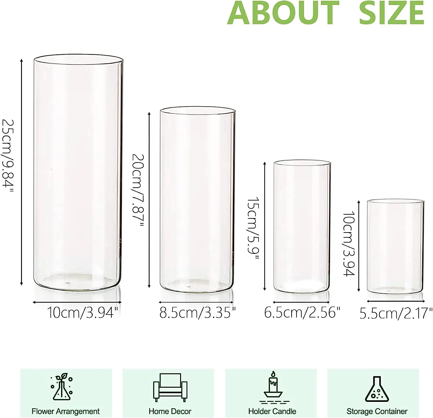 Wedding Decoration Glass Candle Holder Vase Candle Stand for Table Centerpieces Modern Custom Size Accepted Glass Centre Pieces