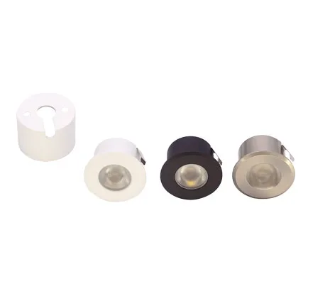 Factory LED High Quality Round Led Cabinet Light  LED spot dot Light Fitting  Mini spot dot Downlight spot indoor IP44